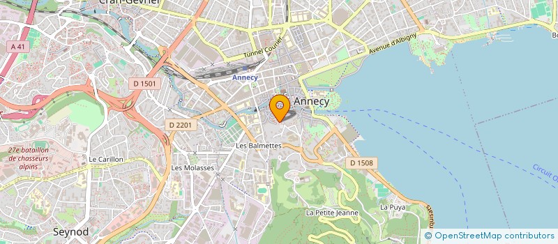 localisation de l'entreprise MONSIEUR LOIC VIDAL à ANNECY