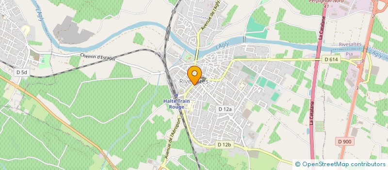 localisation de l'entreprise MONSIEUR LOIC VIE  RIVESALTES