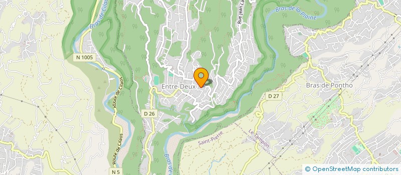 localisation de l'entreprise MONSIEUR LOIC VIEILLEVY  ENTRE-DEUX