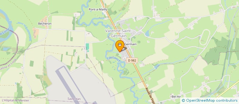 localisation de l'entreprise MONSIEUR LOIC VIGNERON  VARENNE-SAINT-GERMAIN