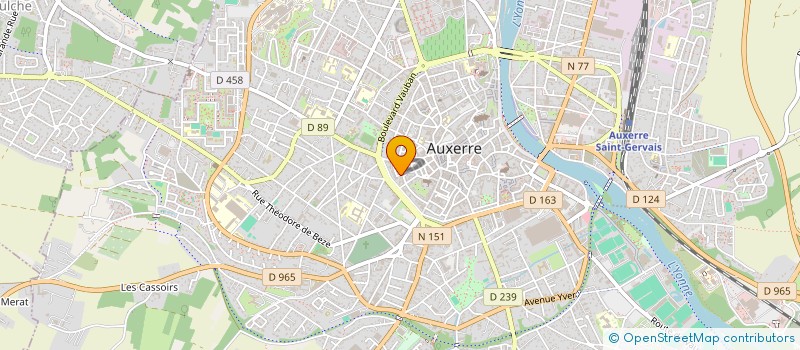 localisation de l'entreprise MONSIEUR LOIC VIGNET à AUXERRE
