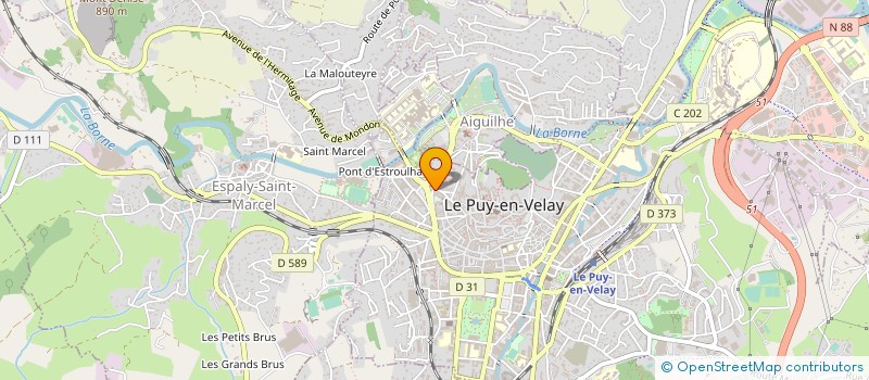 localisation de l'entreprise MONSIEUR LOIC VIGOUROUX  LE PUY-EN-VELAY