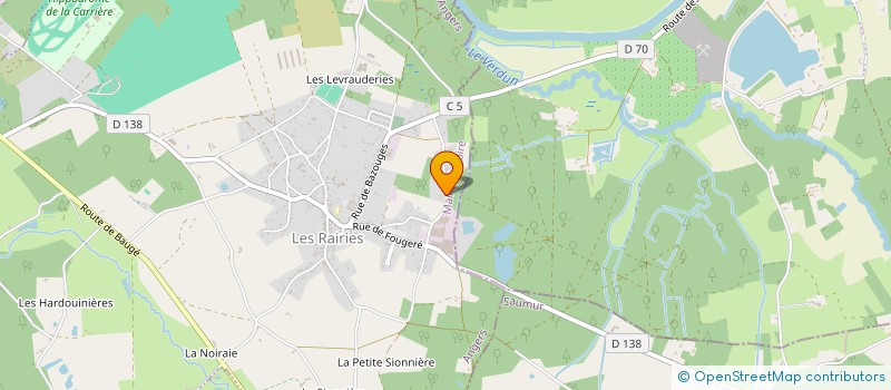 localisation de l'entreprise MONSIEUR LOIC VILATTE  LES RAIRIES