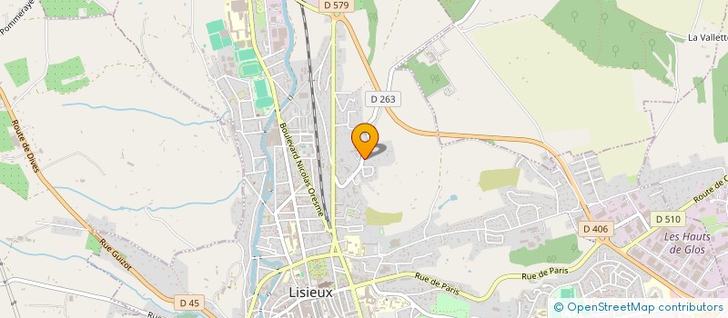 localisation de l'entreprise MONSIEUR LOIC VILLETTE  LISIEUX