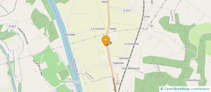 localisation de l'entreprise MONSIEUR LOIC VINCENT  TONNEINS