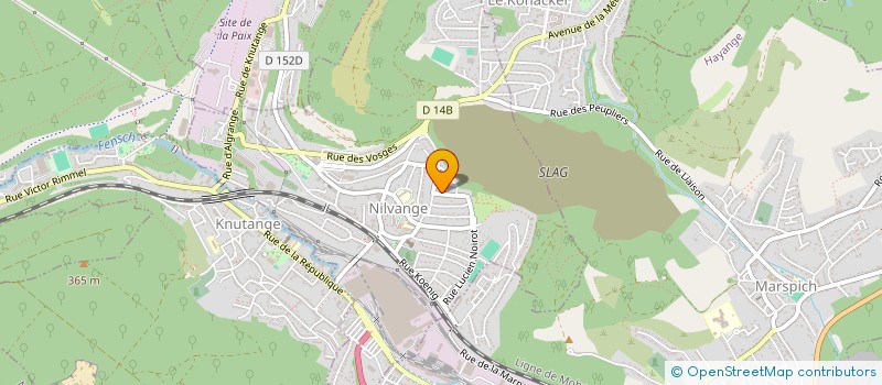 localisation de l'entreprise MONSIEUR LOIC VINCENT  NILVANGE