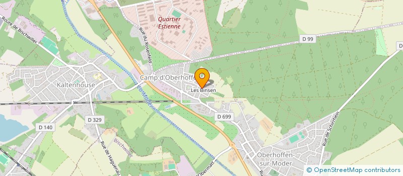 localisation de l'entreprise MONSIEUR LOIC VOLTZENLOGEL  OBERHOFFEN-SUR-MODER