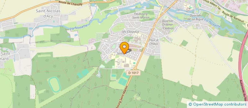 localisation de l'entreprise MONSIEUR LOIC VRIGNAUD  SENLIS