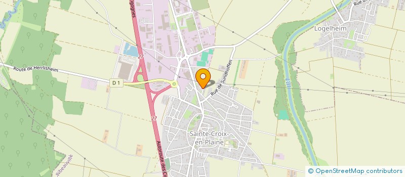 localisation de l'entreprise MONSIEUR LOIC WALTISPERGER  SAINTE-CROIX-EN-PLAINE