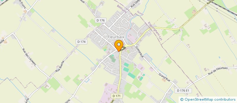 localisation de l'entreprise MONSIEUR LOIC WATTEZ  FLEURBAIX