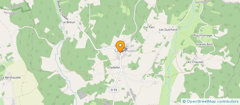 localisation de l'entreprise MONSIEUR LOIC WAVELET  PAUSSAC ET ST VIVIEN