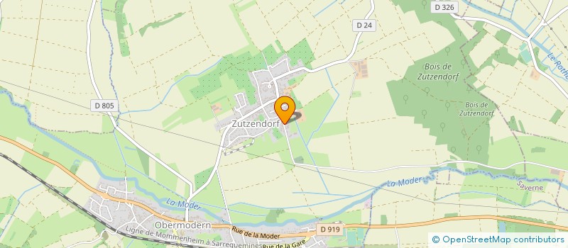 localisation de l'entreprise MONSIEUR LOIC WEITEL à OBERMODERN-ZUTZENDORF