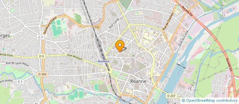 localisation de l'entreprise MONSIEUR LOIC WINZENRIETH  ROANNE