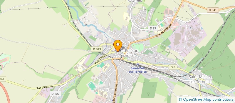 localisation de l'entreprise MONSIEUR LOIC WITKOWSKI  SAINT-POL-SUR-TERNOISE