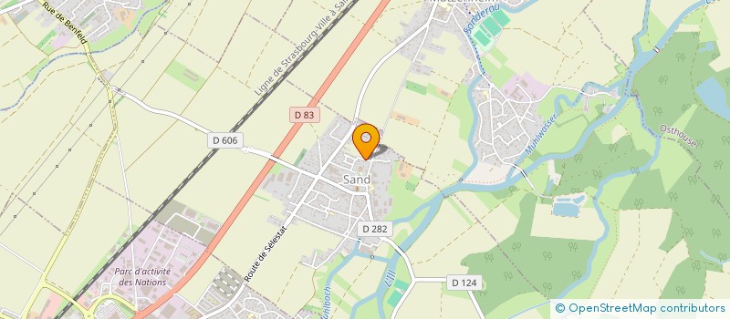 localisation de l'entreprise MONSIEUR LOIC WOELFFLIN  SAND