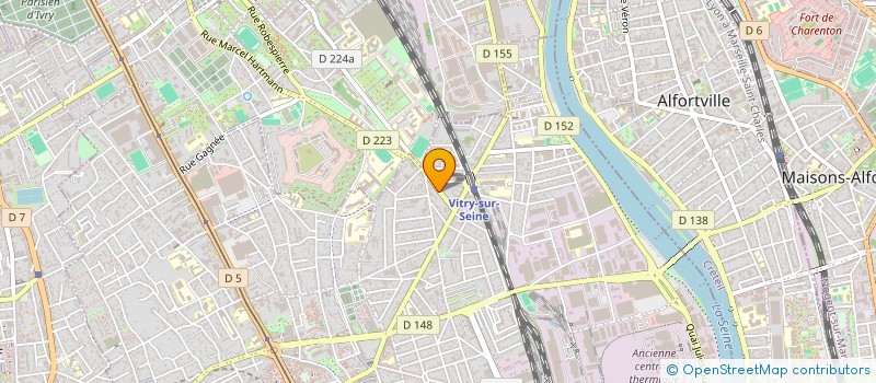 localisation de l'entreprise MONSIEUR LOIC YVART  VITRY-SUR-SEINE