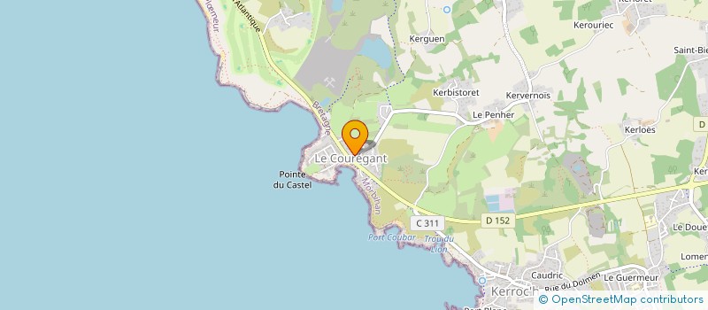 localisation de l'entreprise MONSIEUR LOIC YVON  PLOEMEUR