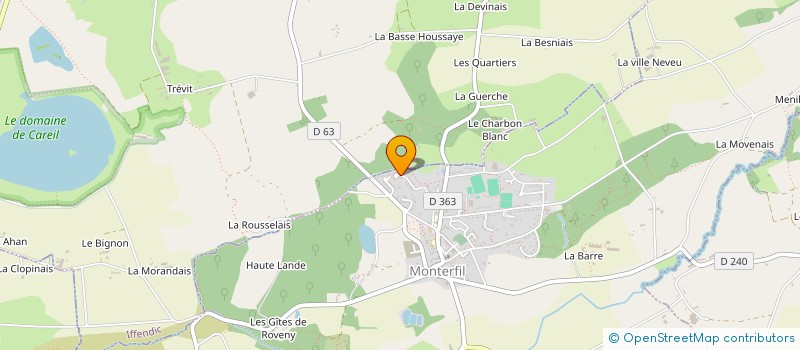 localisation de l'entreprise MONSIEUR LOIC ZEGHERS  MONTERFIL