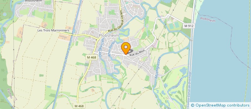 localisation de l'entreprise MONSIEUR LOIC ZIMMER  PLOBSHEIM