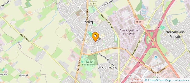 localisation de l'entreprise MONSIEUR LOICIEN BOULOGNE  RONCQ