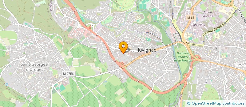 localisation de l'entreprise MONSIEUR LOICK ANTON  JUVIGNAC