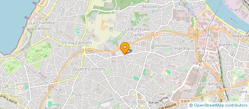 localisation de l'entreprise MONSIEUR LOICK BAINCONAU  ANGLET