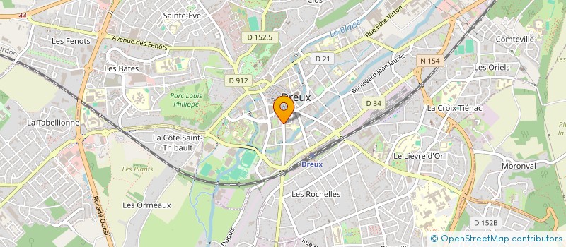 localisation de l'entreprise MONSIEUR LOICK BIDY à DREUX