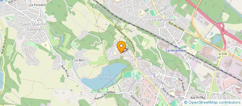 localisation de l'entreprise MONSIEUR LOICK BISTER  SAINT-QUENTIN-FALLAVIER