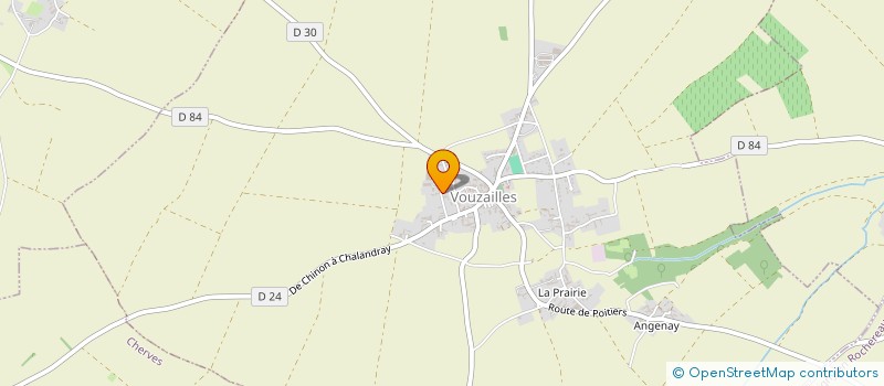 localisation de l'entreprise MONSIEUR LOICK BROUSSAUDIER  VOUZAILLES