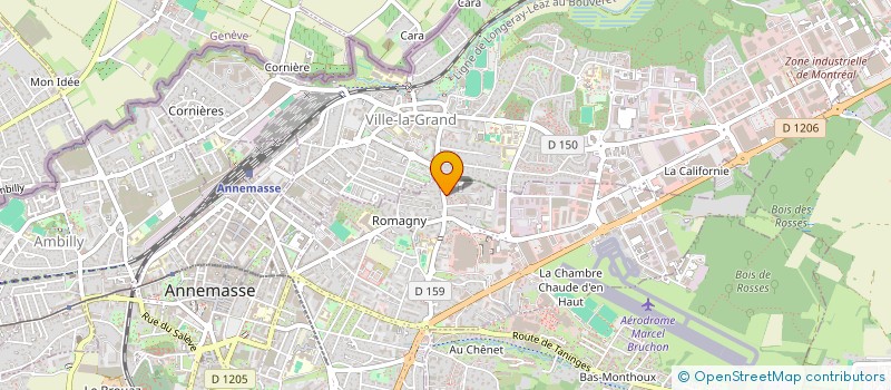 localisation de l'entreprise MONSIEUR LOICK CHAN THONG  ANNEMASSE