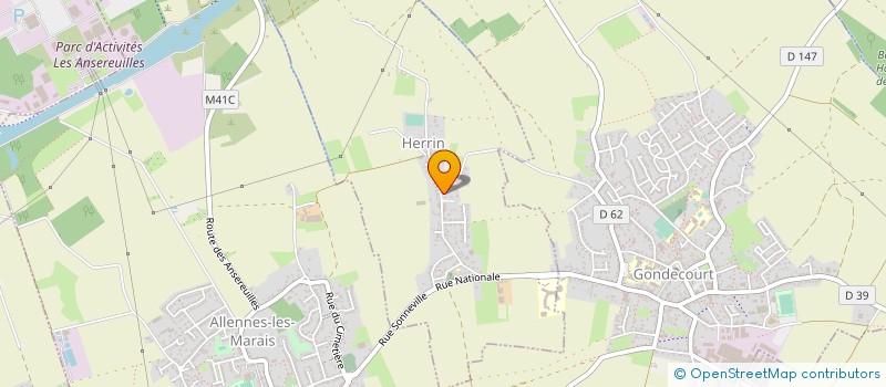 localisation de l'entreprise MONSIEUR LOICK CHUFFART  HERRIN