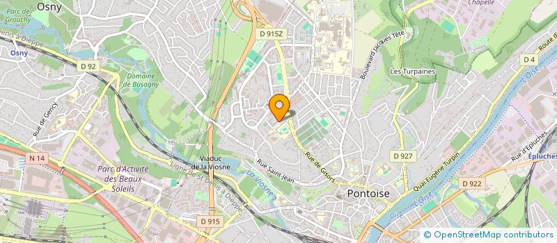 localisation de l'entreprise MONSIEUR LOICK DODELIN  PONTOISE