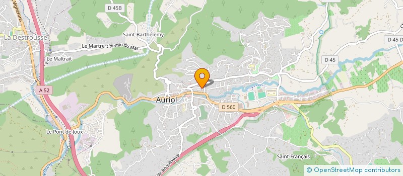 localisation de l'entreprise MONSIEUR LOICK GRAVIER à AURIOL