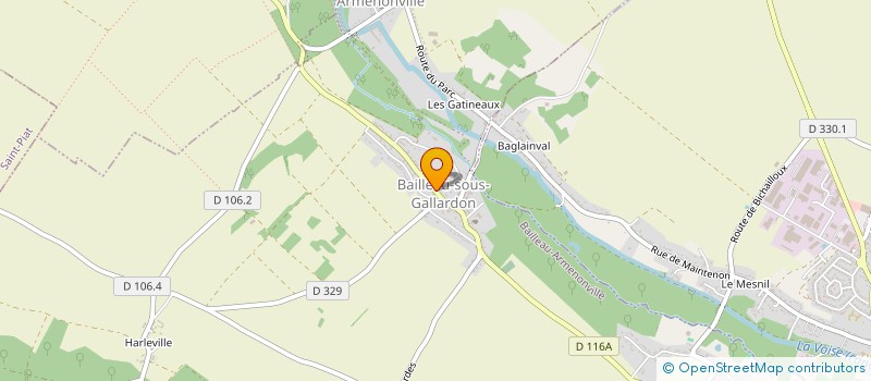 localisation de l'entreprise MONSIEUR LOICK LE BORGNE à BAILLEAU-ARMENONVILLE