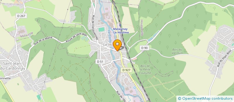 localisation de l'entreprise MONSIEUR LOICK LEMARCHAND  LE HOULME