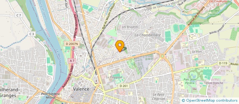 localisation de l'entreprise MONSIEUR LOICK MARCELOT à VALENCE