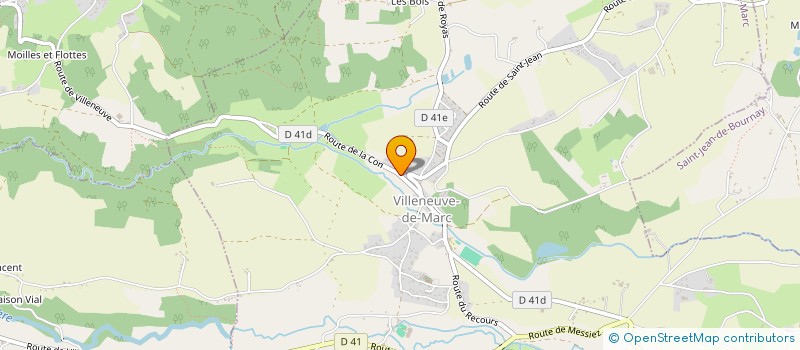 localisation de l'entreprise MONSIEUR LOICK MATHIEU  MEYSSIEZ