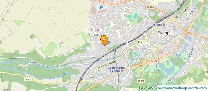 localisation de l'entreprise MONSIEUR LOICK MERANVILLE  ETAMPES