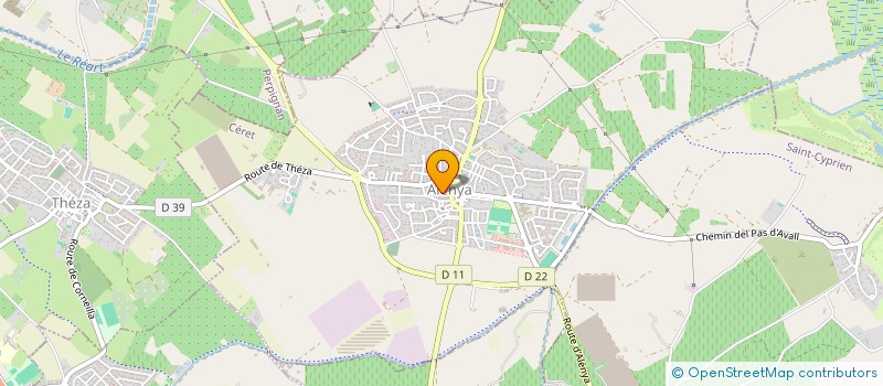 localisation de l'entreprise MONSIEUR LOICK MORELLE  ALENYA