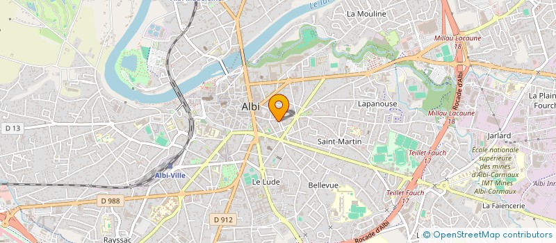 localisation de l'entreprise MONSIEUR LOICK PICAREL à ALBI