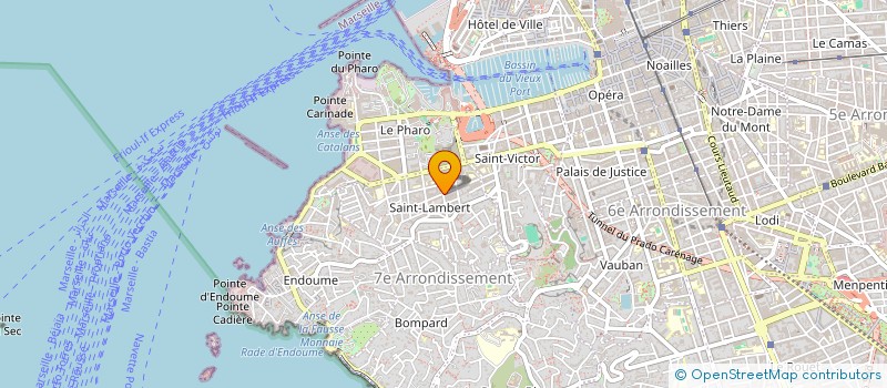 localisation de l'entreprise MONSIEUR LOICK POUGET à MARSEILLE
