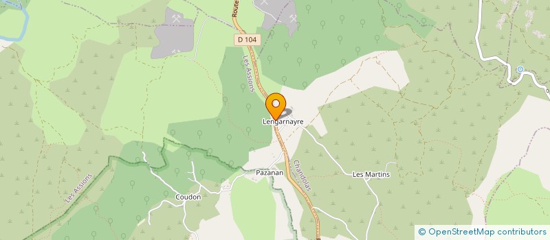 localisation de l'entreprise MONSIEUR LOICK PRADES  CHANDOLAS