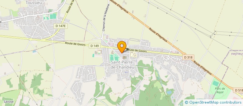 localisation de l'entreprise MONSIEUR LOICK RIEU à SAINT-PIERRE-DE-CHANDIEU