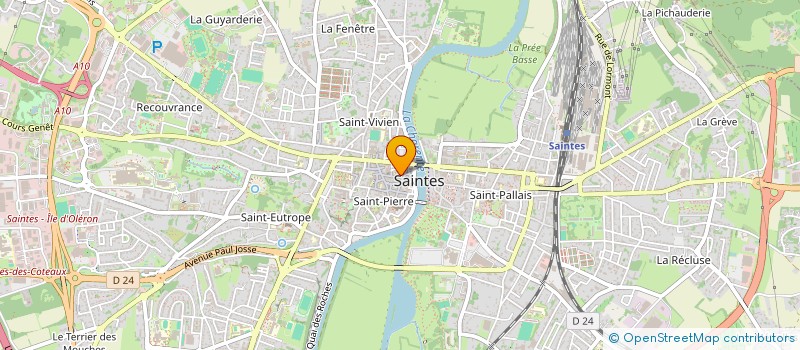 localisation de l'entreprise MONSIEUR LOICK SPADY  SAINTES