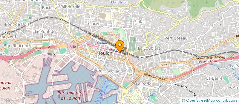 localisation de l'entreprise MONSIEUR LOICK TALLEC  TOULON