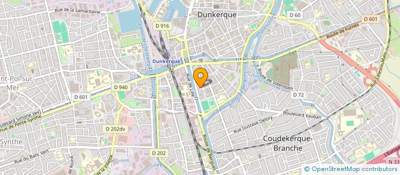 localisation de l'entreprise MONSIEUR LOICK TOURBIEZ à DUNKERQUE