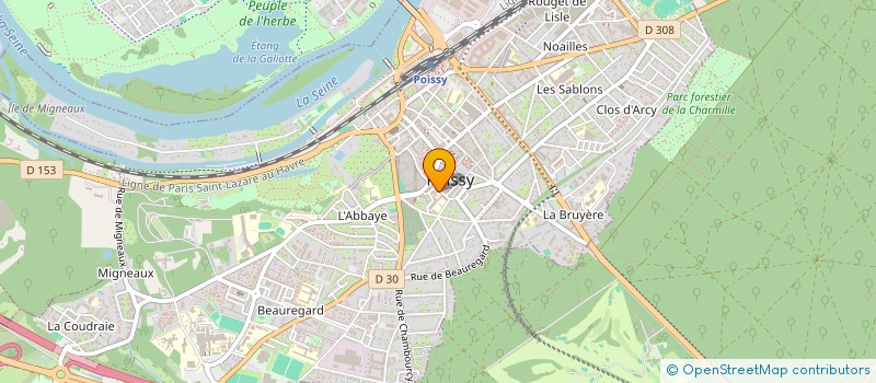 localisation de l'entreprise MONSIEUR LOIDE GUEHI  POISSY