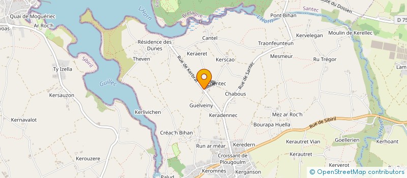 localisation de l'entreprise MONSIEUR LOIG HASCOET  PLOUGOULM