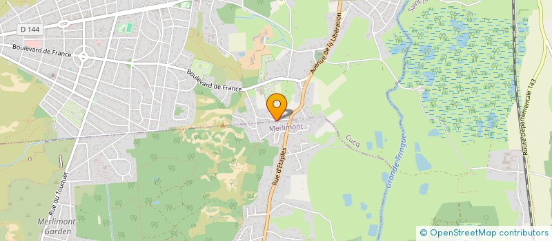 localisation de l'entreprise MONSIEUR LOIK CARPENTIER  CUCQ