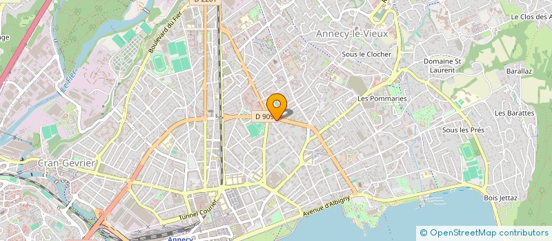 localisation de l'entreprise MONSIEUR LOIK CHAPPAZ à ANNECY